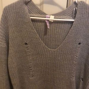Alya gray trendy sweater size:S